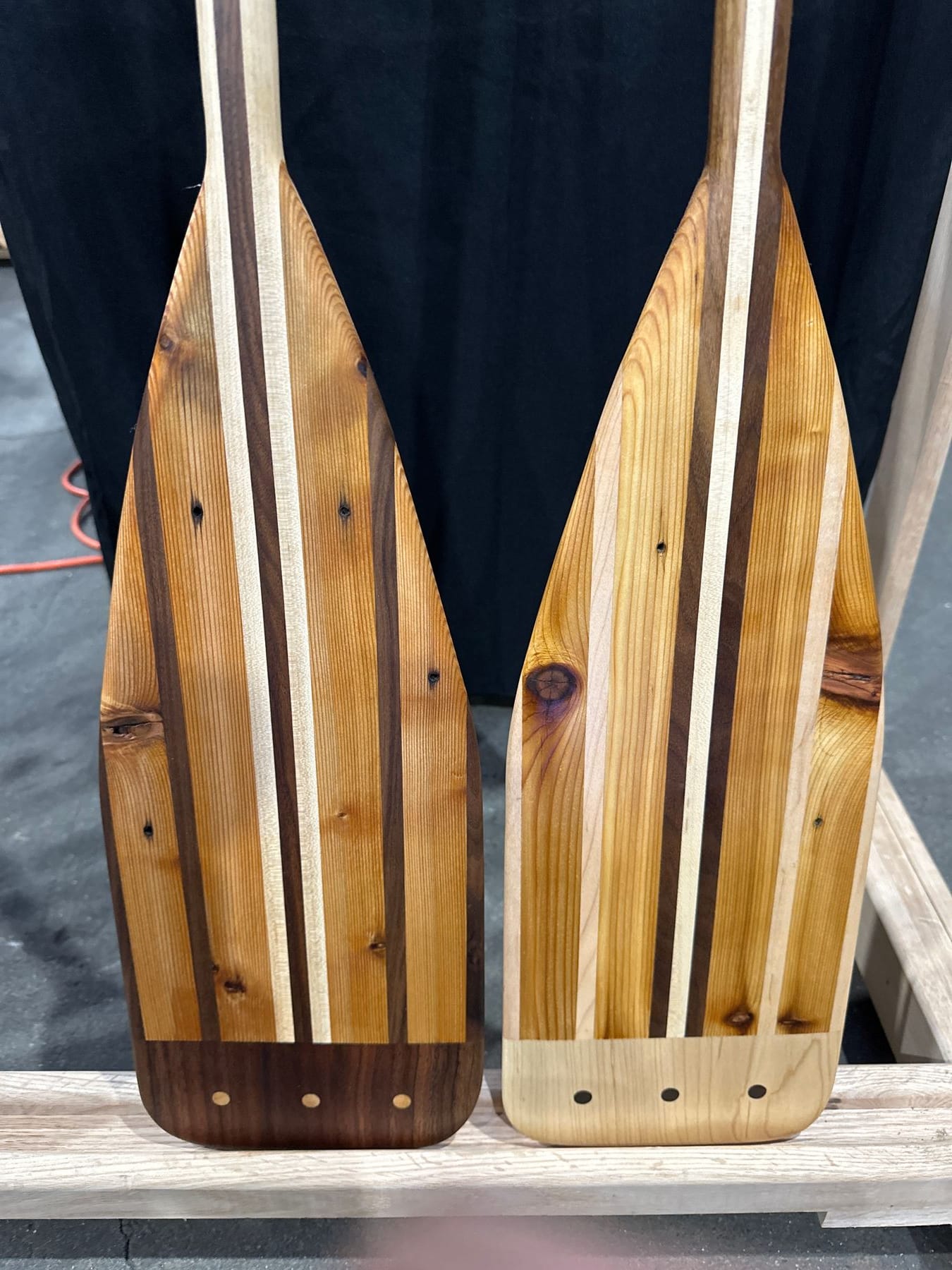Cedar Paddle Detail